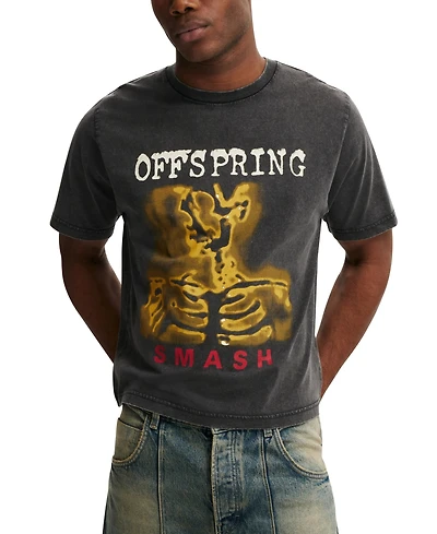 Cotton On Men's Cropped Fit Music T-Shirt
