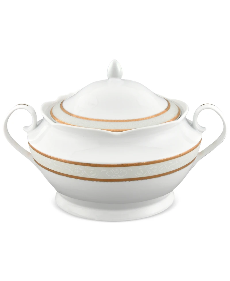 Lorren Home Trends Amelia Porcelain Tureen with Lid