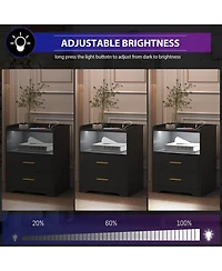 Vlsrka Vanity Makeup Desk with Mirror and Lights