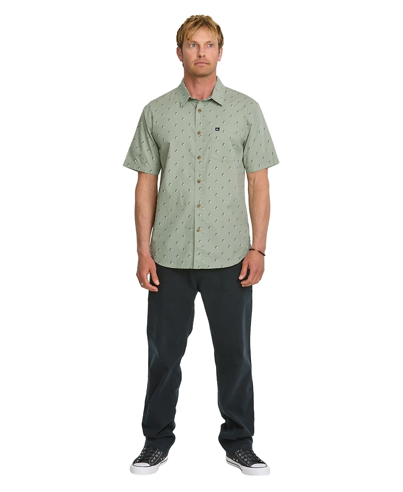 Quiksilver Men's Kapu Mini Classics Short Sleeve Shirt