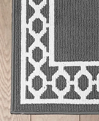 Jean Pierre New York Christine Trellis Border Tufted 2-Pc. Runner Set