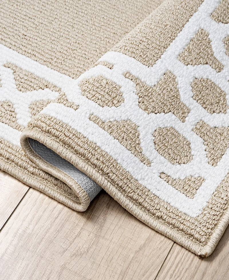 Jean Pierre New York Christine Trellis Border Tufted 2-Pc. Runner Set