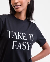 On 34th Women's Take It Easy Graphic T-Shirt, Macy's Exclusive
