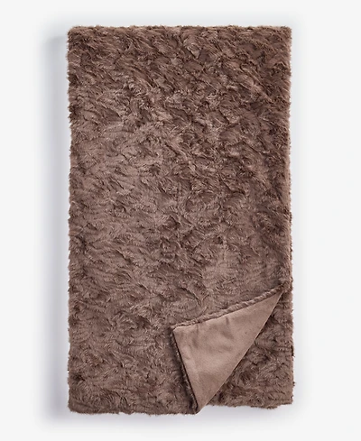Hotel Collection Persian Lamb-Look Faux-Fur Throw, 50" x 60", Macy's Exclusive