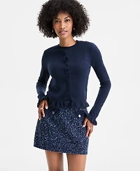 On 34th Women's Ruffle-Hem Cardigan, Macy's Exclusive