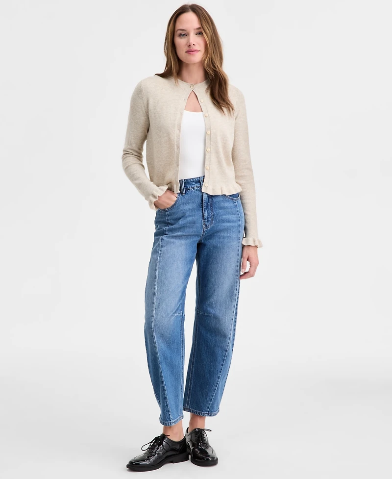 On 34th Women's Ruffle-Hem Cardigan, Macy's Exclusive