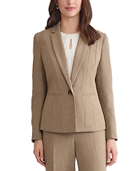 Kasper Women's One Button Notched Collar Blazer