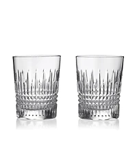 Waterford Lismore Diamond Double Old Fashioned 10.5 oz, Set of 2