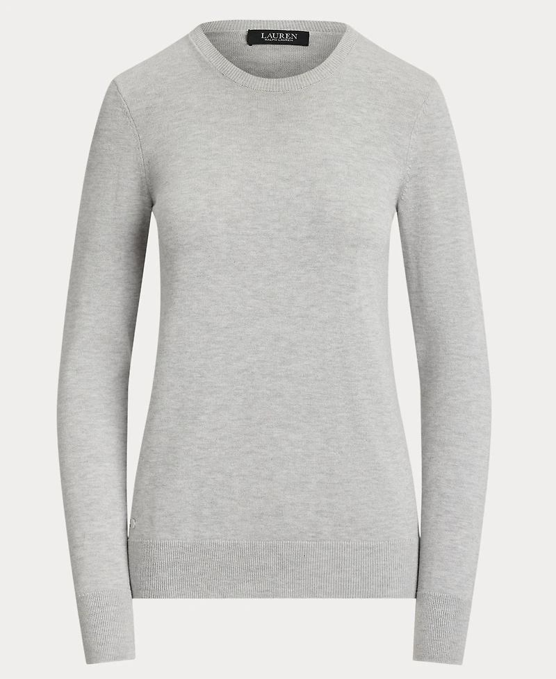 Lauren Ralph Women's Cotton-Blend Sweater