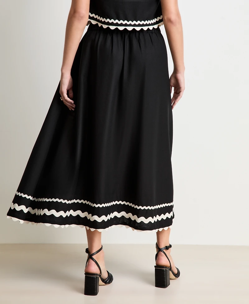 Women's Ric Rac Applique Skirt, Macy's Exclusive - On 34th | Alix Friedberg Capsule Collection