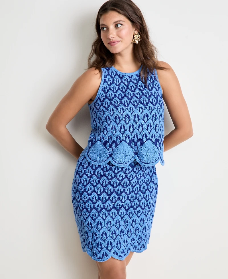 Women's Crocheted Sleeveless Top, Macy's Exclusive - On 34th | Alix Friedberg Capsule Collection