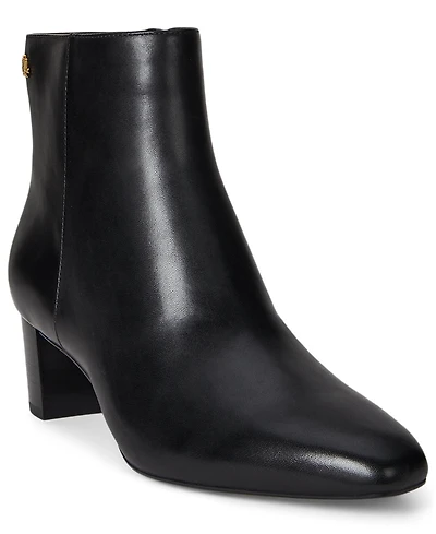 Lauren Ralph Women's Demi Burnished Leather Booties