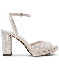 Anne Klein Women's Vanna-p Peep Toe Dress Sandals
