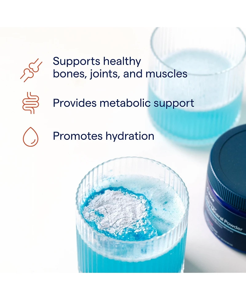 Trace Minerals ConcenTrace Powder, Blue Hawaiian, 60 Servings – 700mg per Serving (15 Drops), Full Spectrum Trace Minerals for Whole Body Wellness.