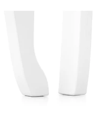 Guidecraft Kids' Vanity and Stool Set - White: Little Girls Pretend Play Princess Desk and Chair, Makeup Mirror with Storage Drawer