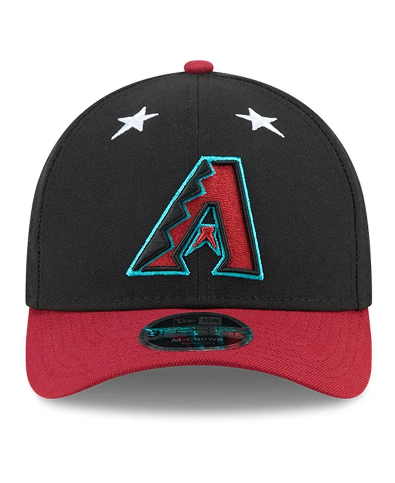 New Era Men's Black/Red Arizona Diamondbacks 2025 Mlb All-Star Game 9FORTY M-Crown Adjustable Hat