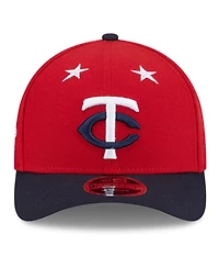 New Era Men's Red/Navy Minnesota Twins 2025 Mlb All-Star Game 9FORTY M-Crown Adjustable Hat