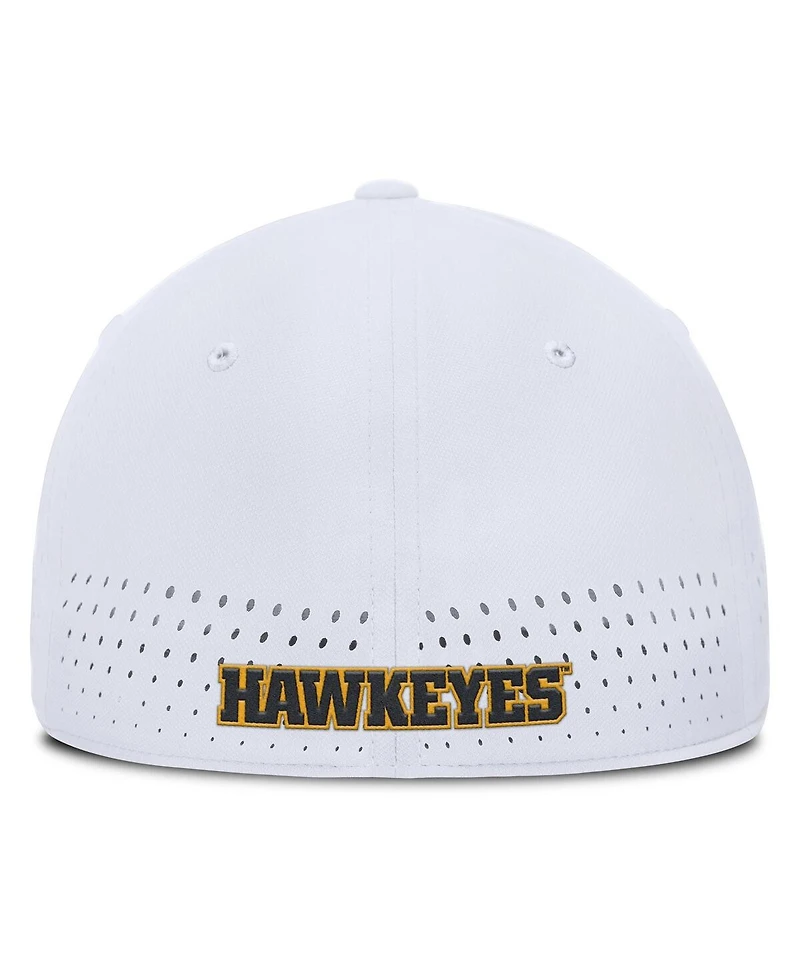 Nike Men's White Iowa Hawkeyes 2025 On-Field Gameday Performance Flex Hat