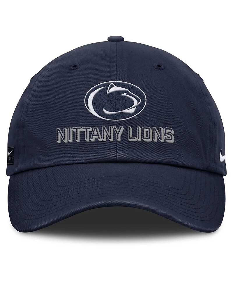 Nike Men's Navy Penn State Nittany Lions 2025 On-Field Club Adjustable Hat