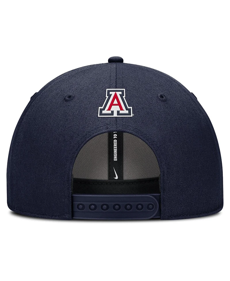 Nike Men's Navy Arizona Wildcats Rise Practice Adjustable Hat