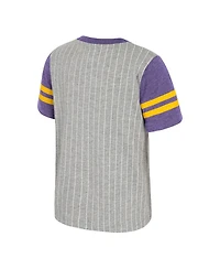 Colosseum Toddler Heather Gray Lsu Tigers Airball T-Shirt
