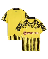 Puma x Kid Super Big Boys and Girls Yellow Borussia Dortmund 2025 Fifa Club World Cup Replica Jersey