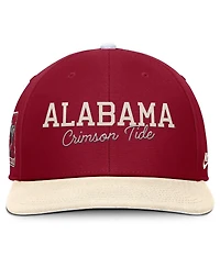Nike Men's Crimson/Cream Alabama Crimson Tide Pro Legacy Script Snapback Hat