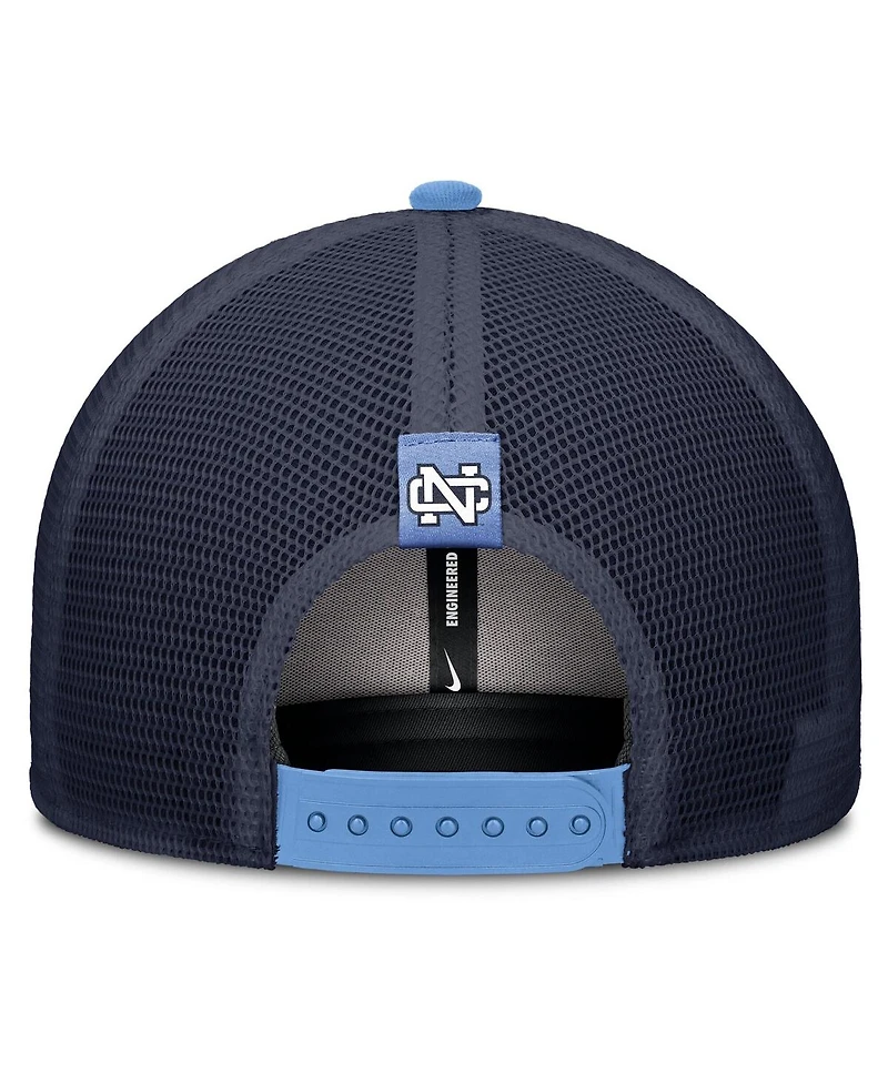 Nike Men's Carolina Blue/Navy North Carolina Tar Heels Legacy Arch Rise Performance Trucker Adjustable Hat