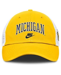 Nike Men's Maize Michigan Wolverines Club Legacy Adjustable Trucker Hat