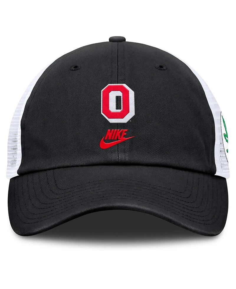 Nike Men's Black Ohio State Buckeyes Club Legacy Adjustable Trucker Hat