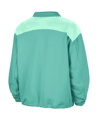 Nike Women's Mint New York Liberty Basketball Fleece Quarter-Zip Performance Pullover