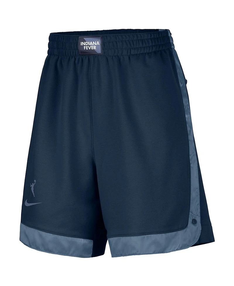 Nike Women's Navy Indiana Fever Fly Basketball Tri-Blend Fleece Shorts