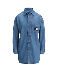 Polo Ralph Lauren Men's Denim Yankees Shirt