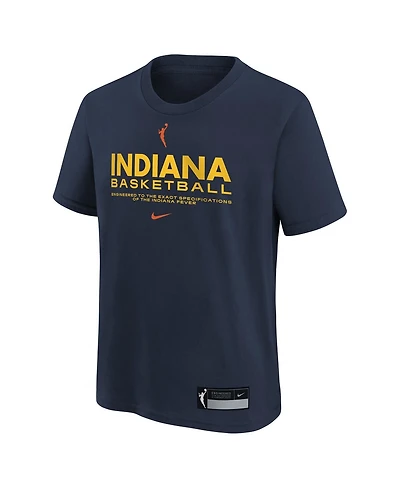 Nike Big Boys and Girls Navy Indiana Fever Legend Practice Performance T-Shirt