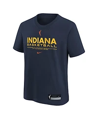 Nike Big Boys and Girls Navy Indiana Fever Legend Practice Performance T-Shirt