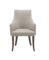 Manhattan Comfort Connie Leatherette Upholstered Dining Armchair