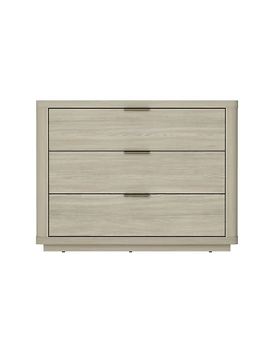 Manhattan Comfort Evelyn 32" 3-Drawer Nightstand
