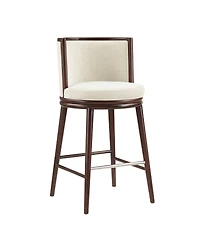 Manhattan Comfort Evalyn 40" Upholstered Barstool