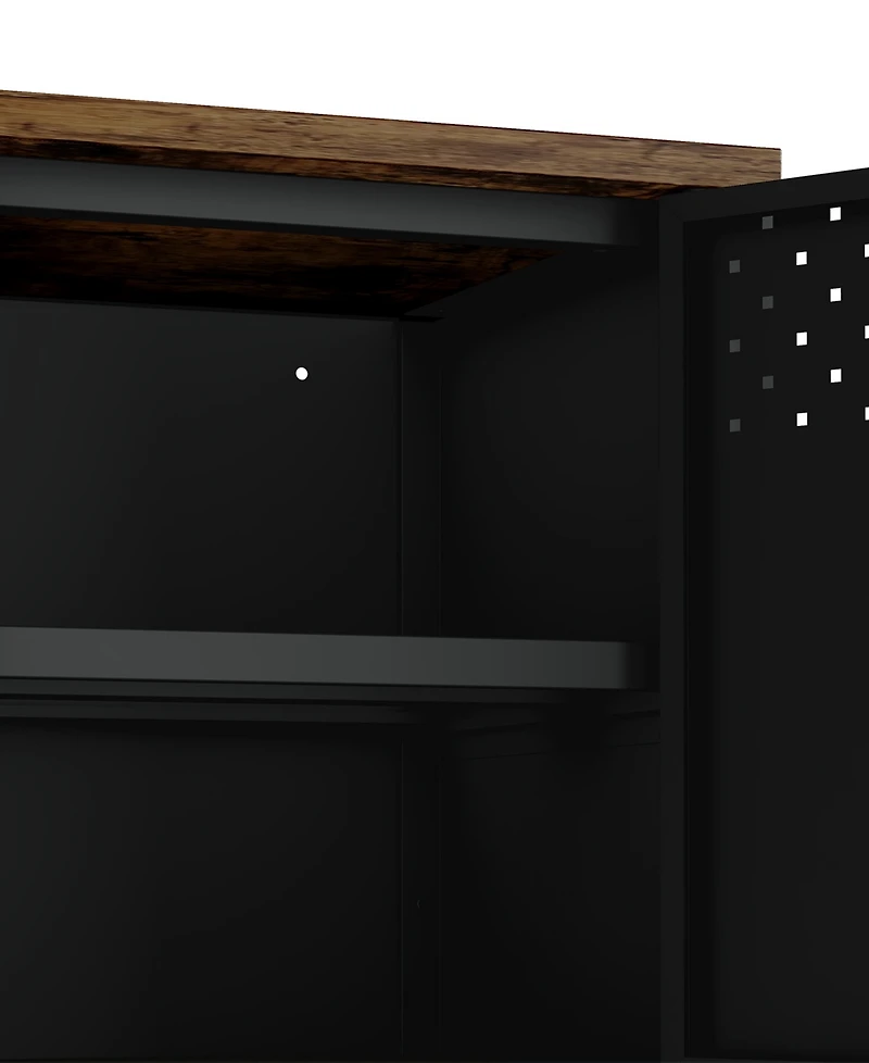 Manhattan Comfort Landen 47.3" 6-Shelf Tv Stand Fits TVs up to 40"