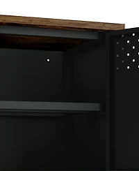 Manhattan Comfort Landen 47.3" 6-Shelf Tv Stand Fits TVs up to 40"