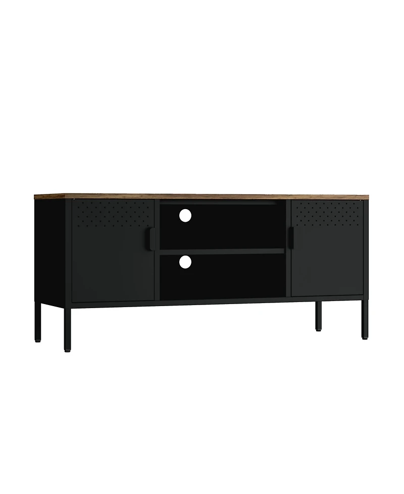 Manhattan Comfort Landen 47.3" 6-Shelf Tv Stand Fits TVs up to 40"