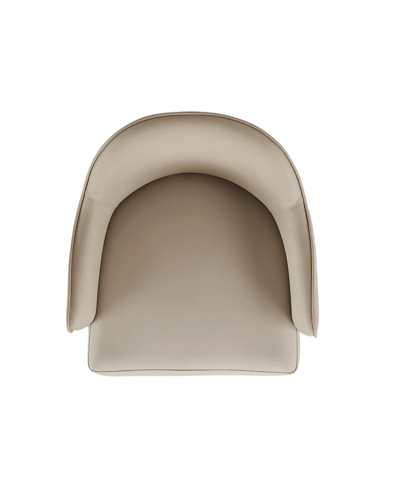 Manhattan Comfort Hillman Leatherette Upholstered Dining Armchair