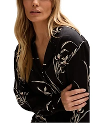 Lily and Lionel London Women's Lillibet Large Floral Print Shirt