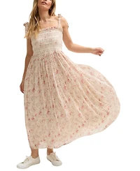 Lily and Lionel London Women's Annie Smocked Print Maxi Dress