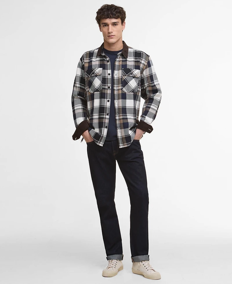Barbour Men's Grasmoor Relaxed Fit Long Sleeve Check Button-Front Shirt