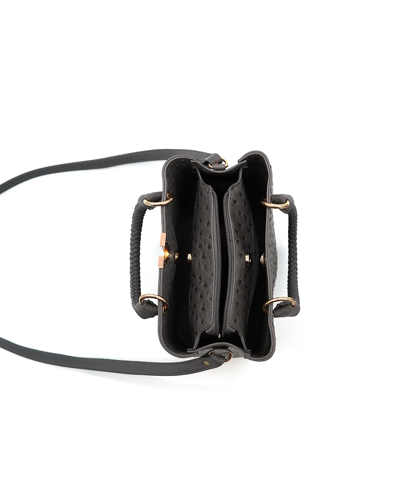 Like Dreams Mireille Pleated Crossbody Bag