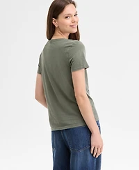 Lucky Brand Women's Western Rope Frame Classic Crew Tee