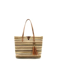 Like Dreams Liora Straw Striped Tote Bag