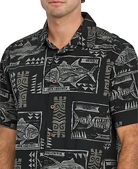Quiksilver Waterman Men's Block Fish Woven Shirt