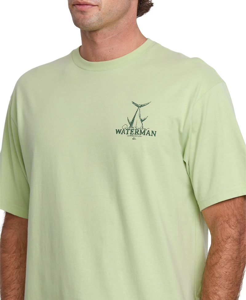 Quiksilver Waterman Men's Core Fisherman Screen T-Shirt